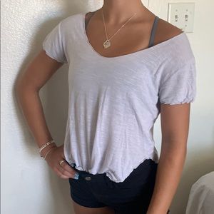 simple light blue shirt